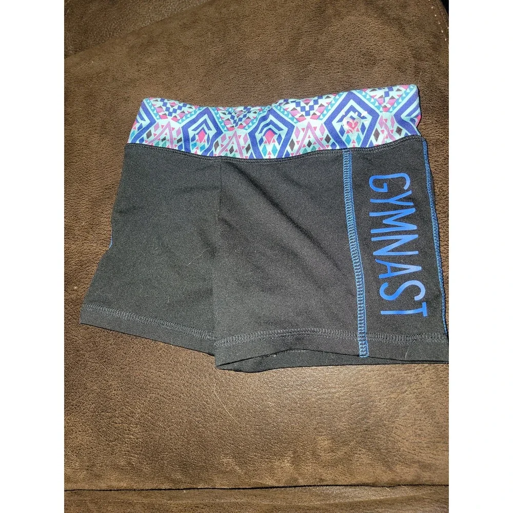 Justice gymnast this girl is strong‎ top size 6 active shorts size 7